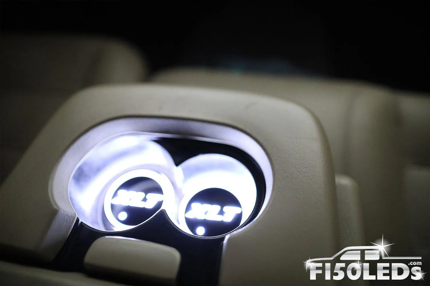 1997-03 F150 LED Cup Holder Coaster Kit