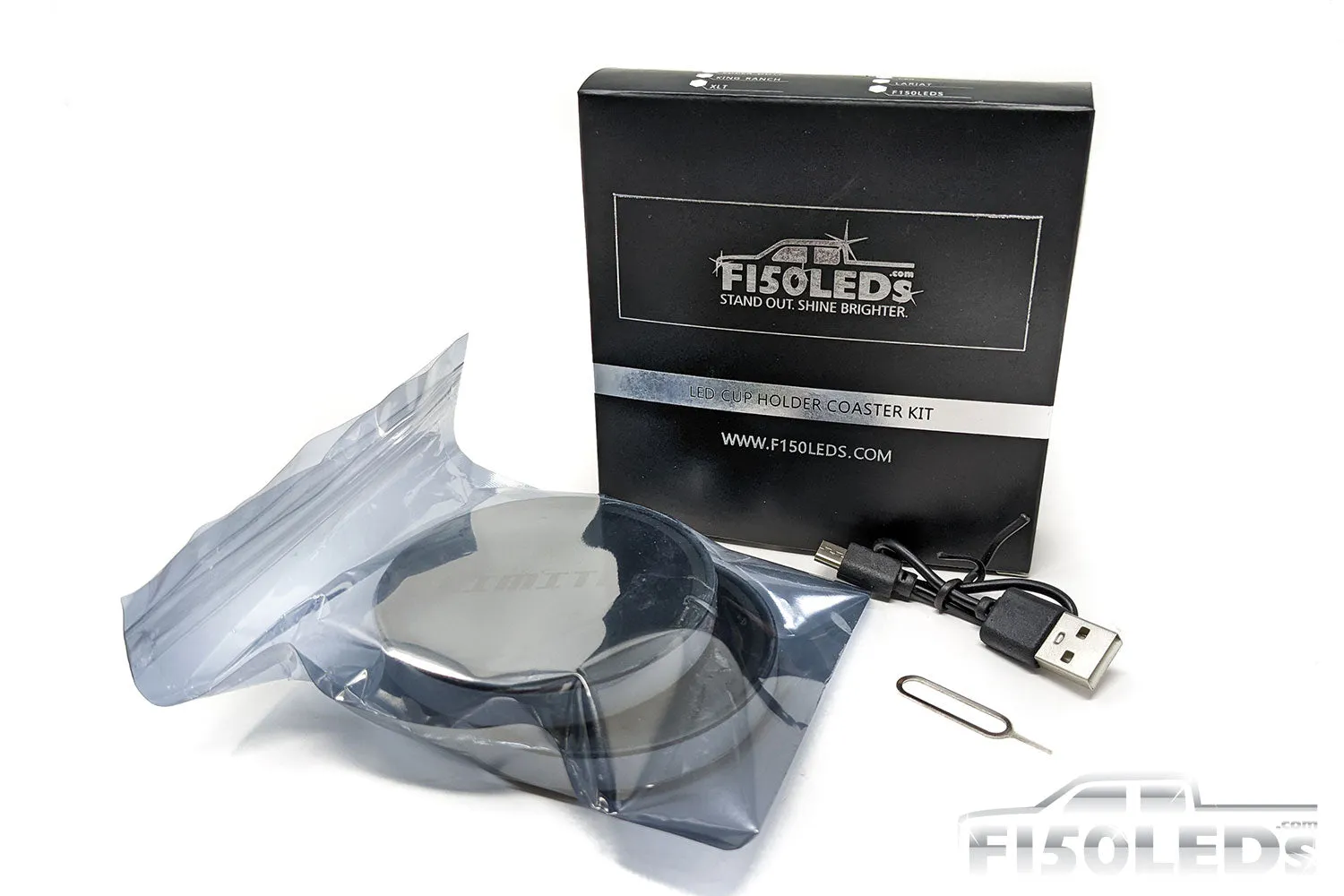 1997-03 F150 LED Cup Holder Coaster Kit