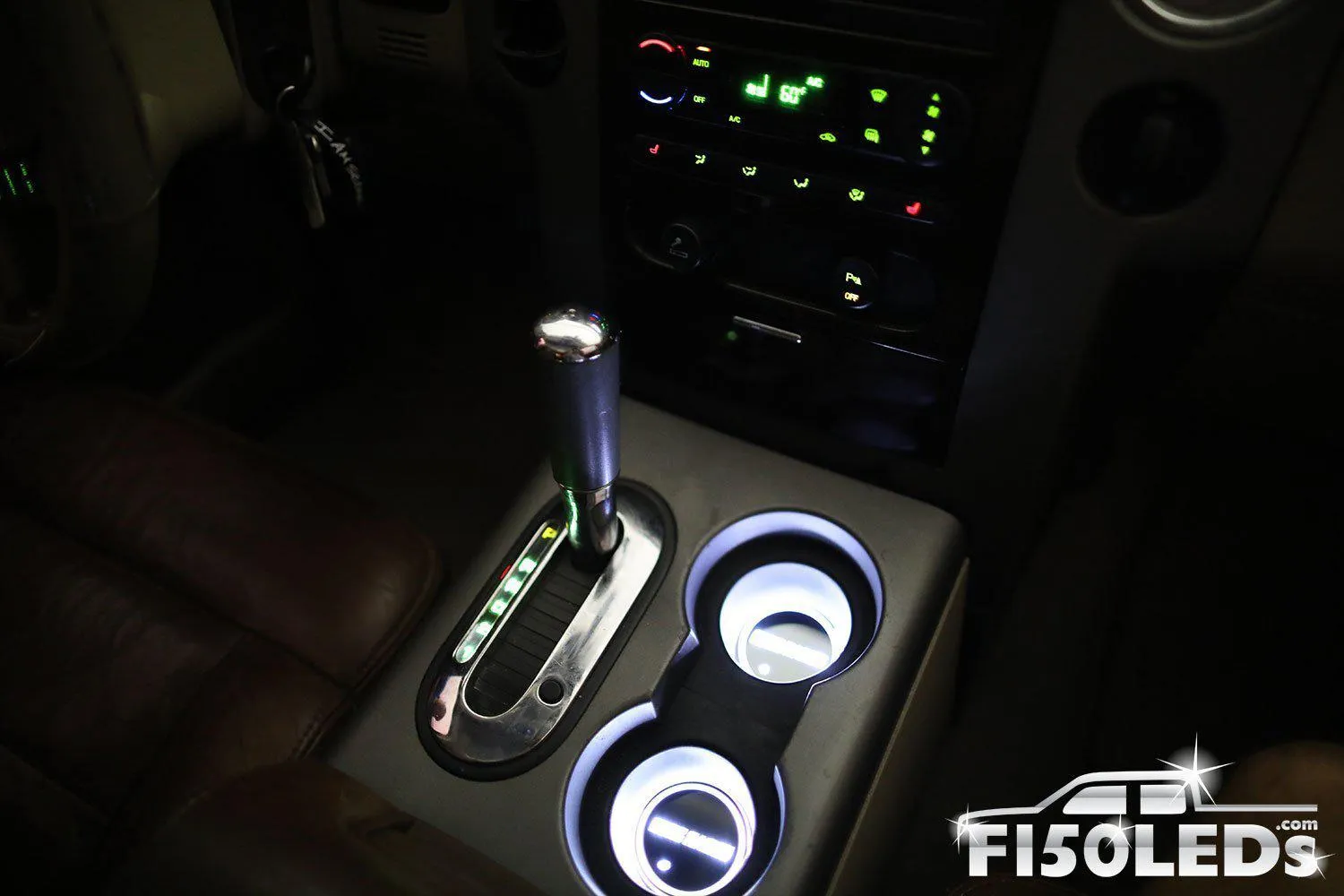 2004-08 F150 LED Cup Holder Coaster Kit