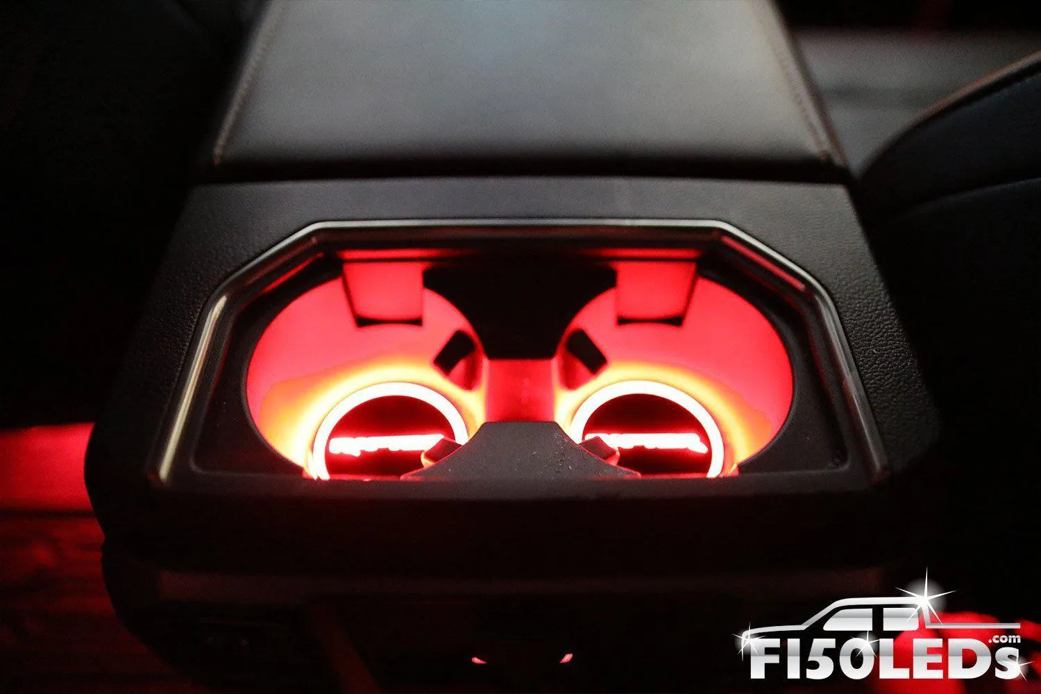 2010-14 F150 Raptor LED Cup Holder Coaster Kit