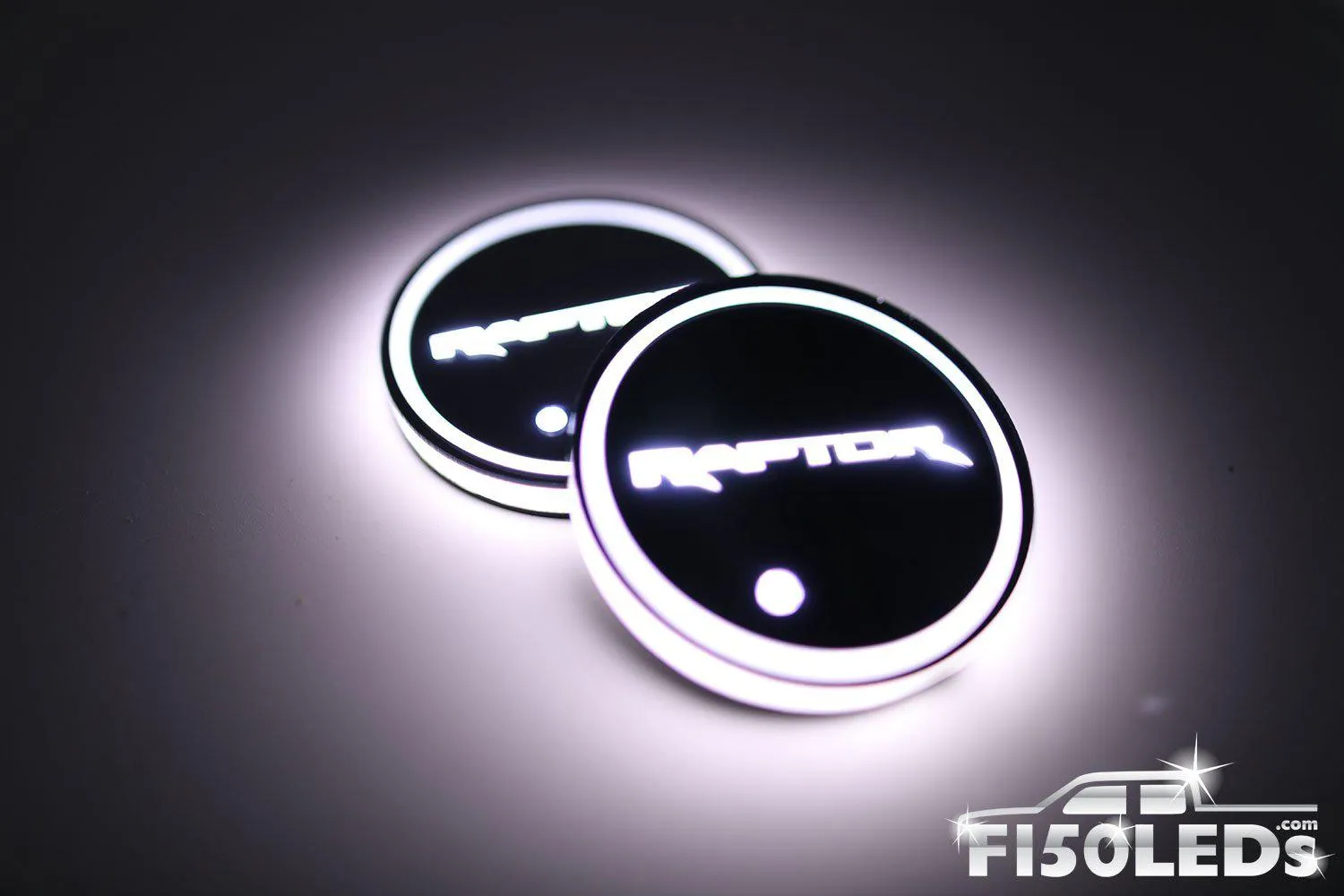 2010-14 F150 Raptor LED Cup Holder Coaster Kit