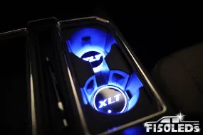 2015 - 2020 F150 LED RGB Cup Holder Coaster Light Kit