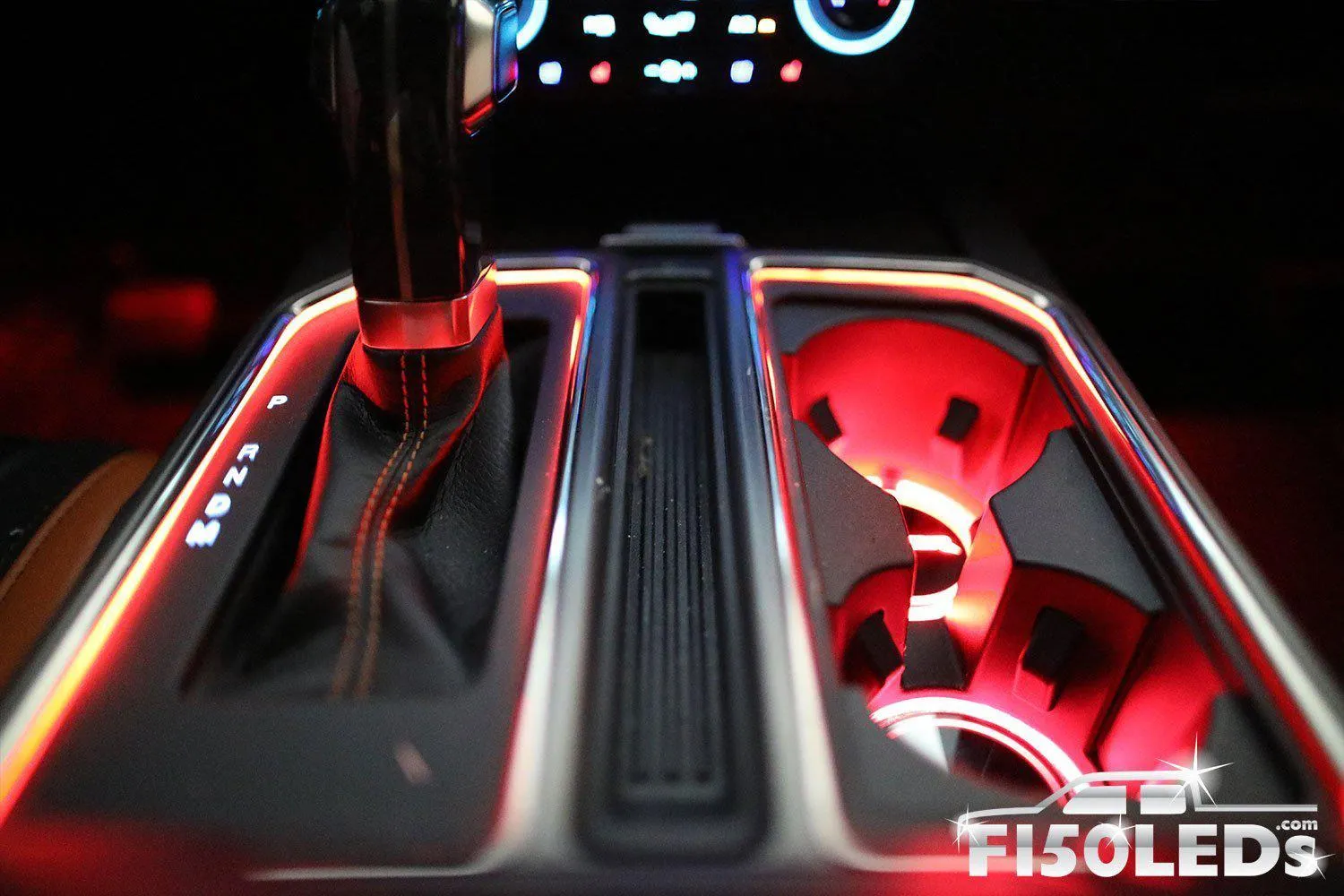 2017 - 2020 F150 Raptor LED Cup Holder Coaster Kit