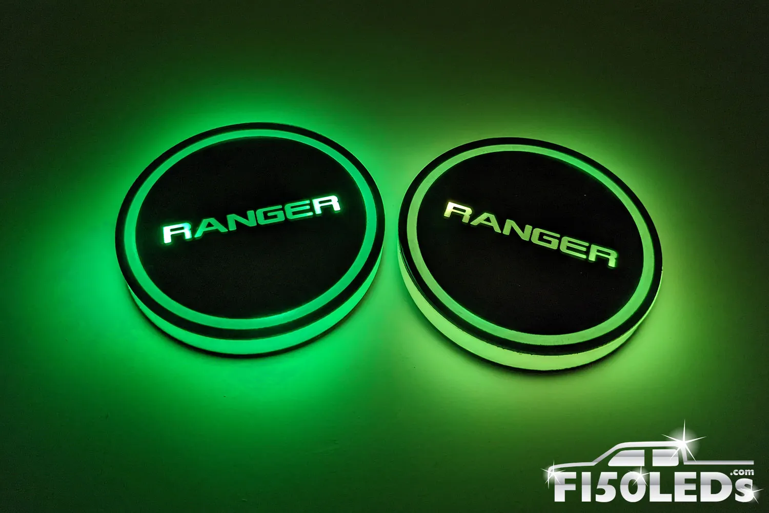 2024 Ford Ranger LED Cup Holder Coaster Kit