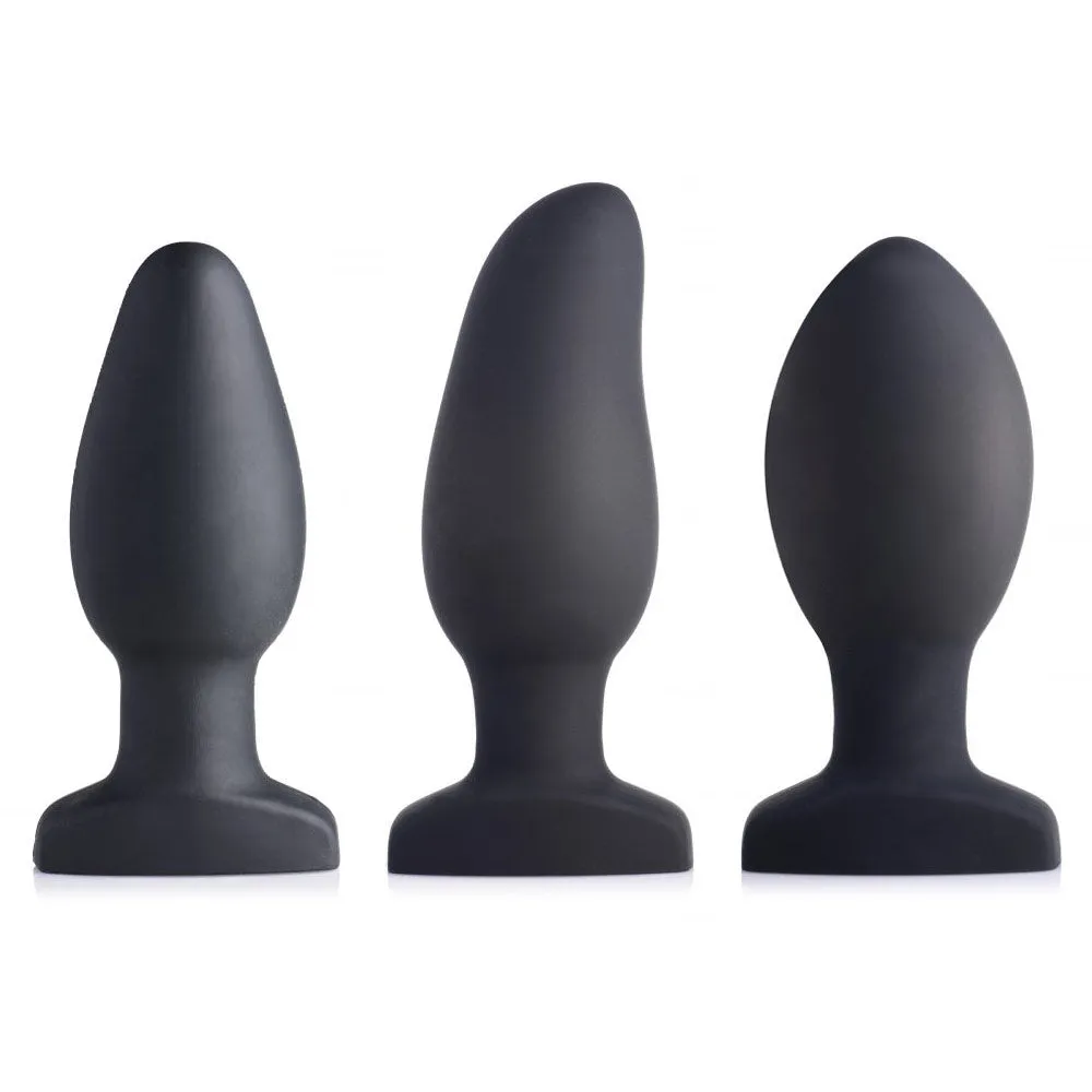 3pc Swell Inflatable and Vibrating Plug Set **Special Deal!**