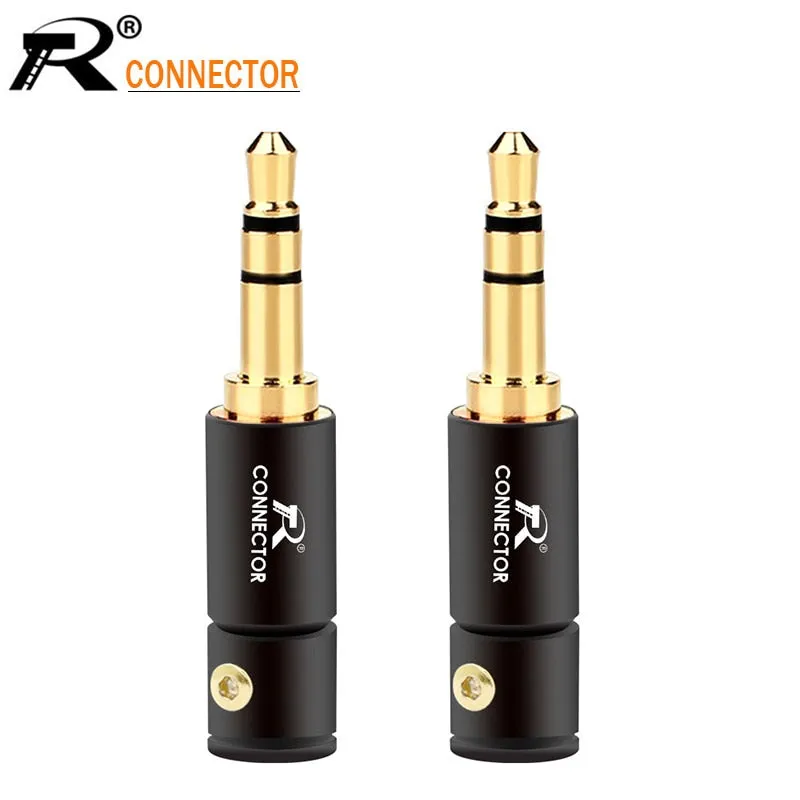 3Pcs 3.5Mm 3 Pole Stereo Male Jack 3.5 Audio Plug Connector Diy Solder Adapter For Shure 2Mm 4Mm 6Mm