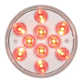 4" MEGA 10 PLUS RED/CLEAR 10 LED LIGHT