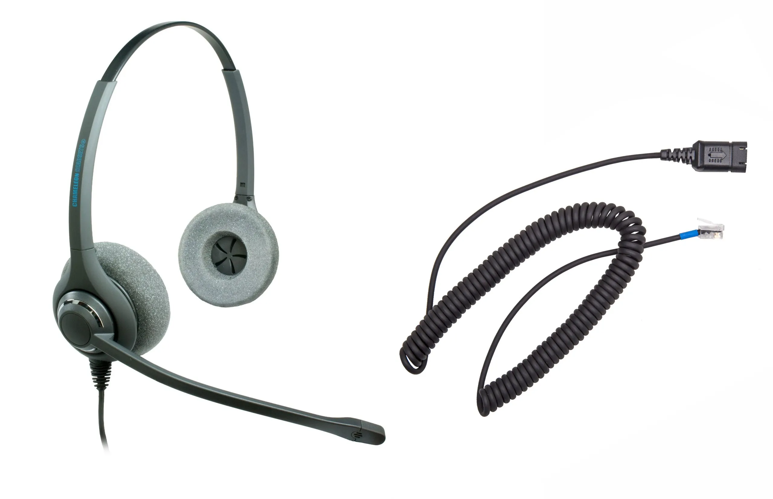 5022 Mellifluous Pro Clearphonic™ HD Binaural Telephone Headset with Free Cord