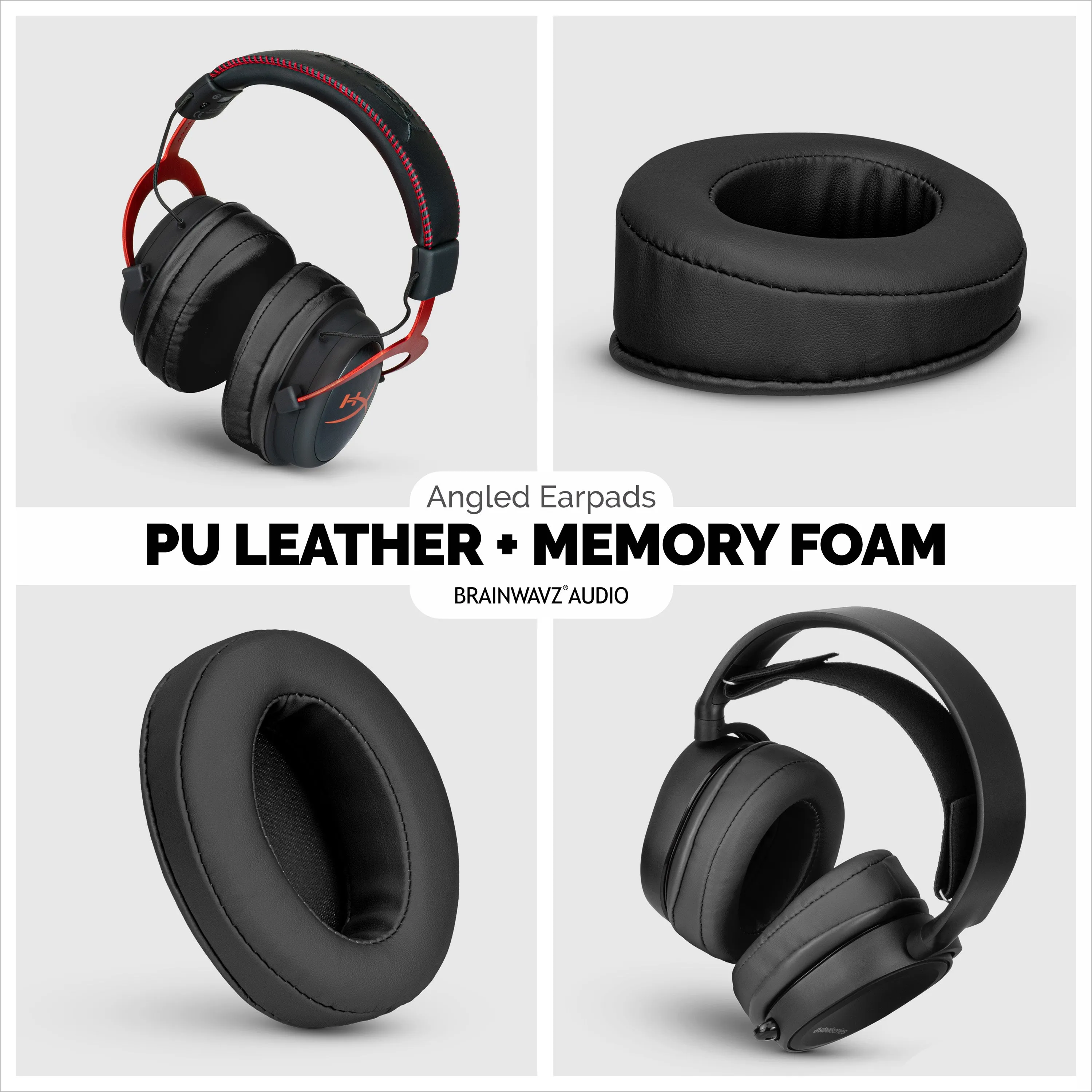 Angled Oval Headphone Memory Foam Earpads