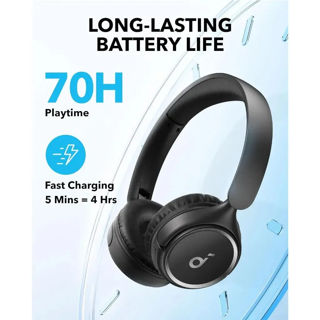 Anker H30i On-Ear Bluetooth Wireless Headphones A3012