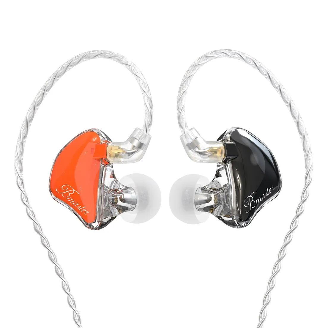 BASN Bmaster PRO Triple Drivers In Ear Monitor Headphones (White-Black)