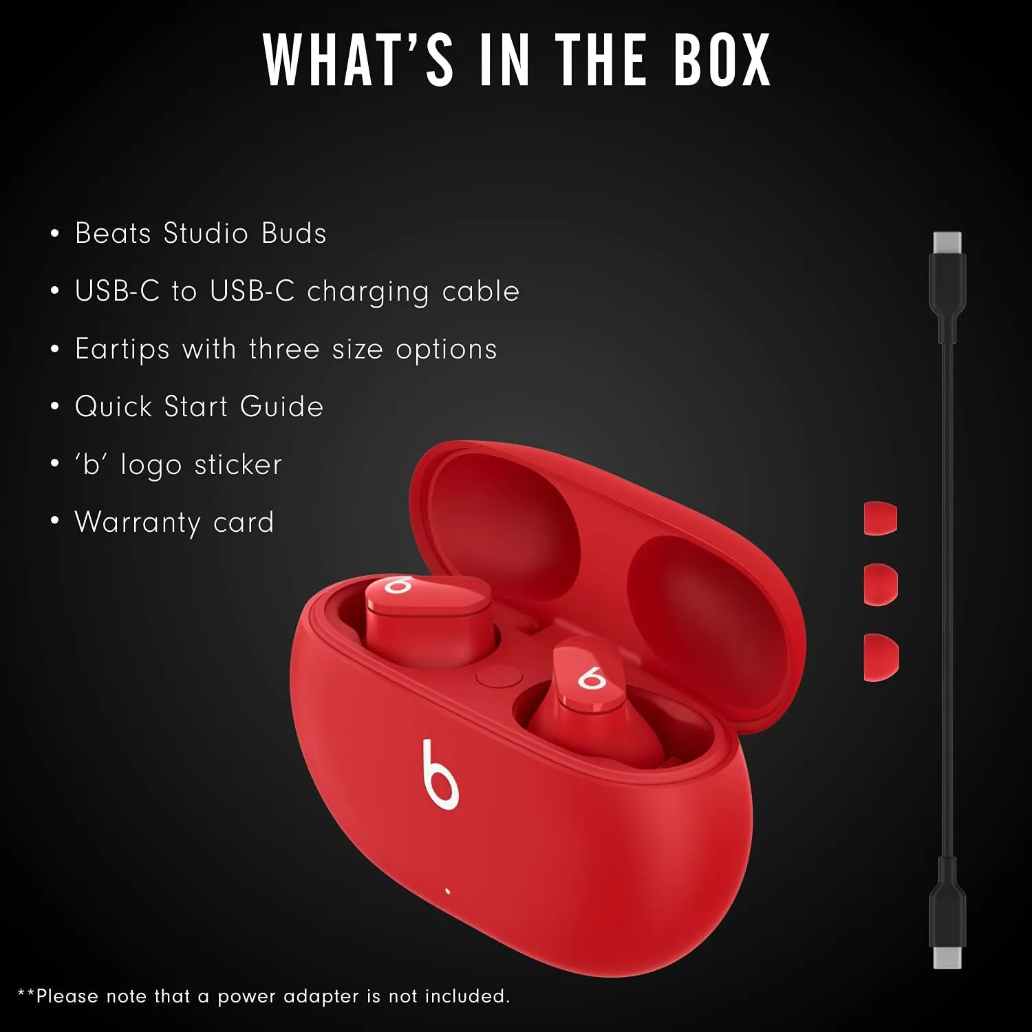 Beats Studio Buds – True Wireless Noise Cancelling Bluetooth Earbuds