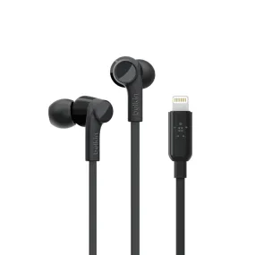 Belkin SOUNDFORM Headphones Lightning Connector Premium Sound - Black & White