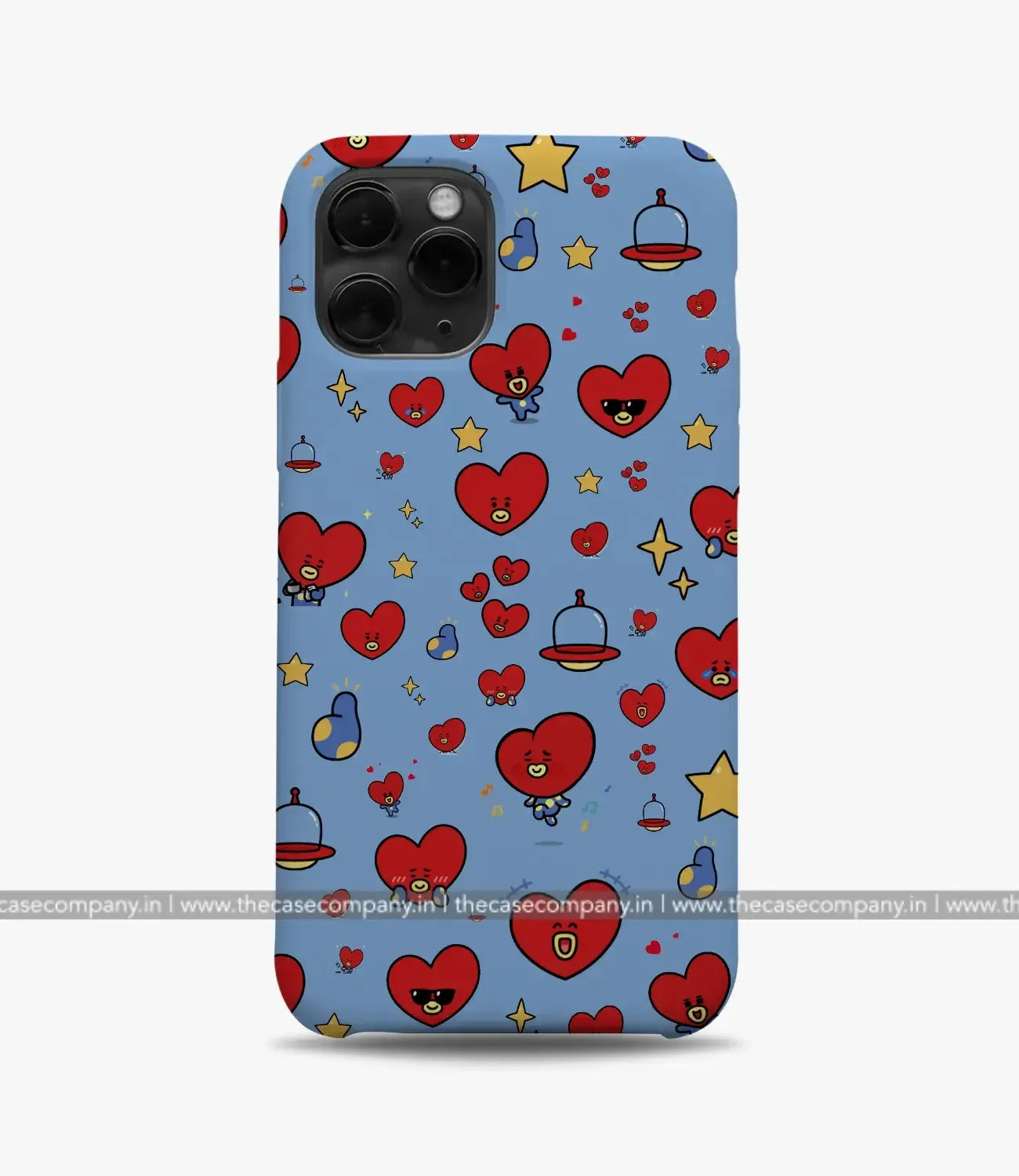 BT21 Merch Hearts Blue Case