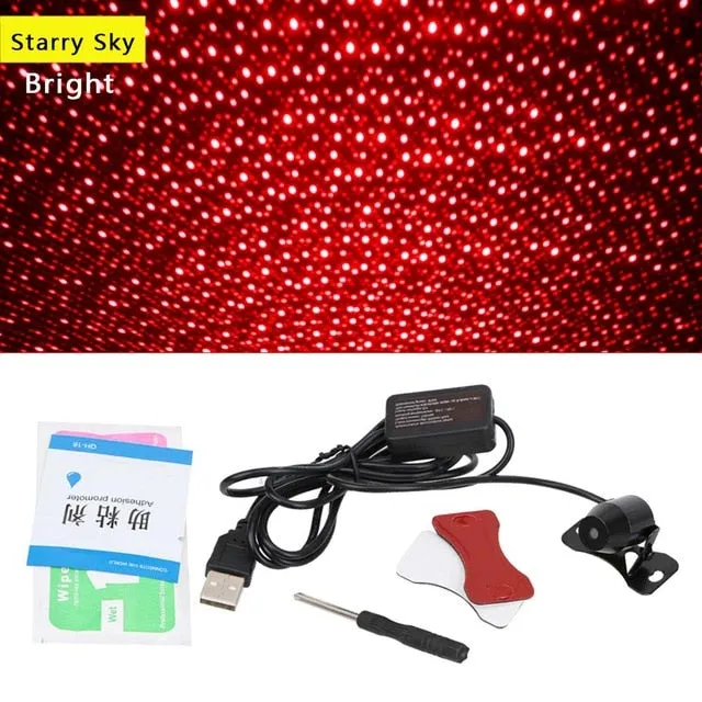 Car Atmosphere Ambient Light DJ Music Sound Lamp