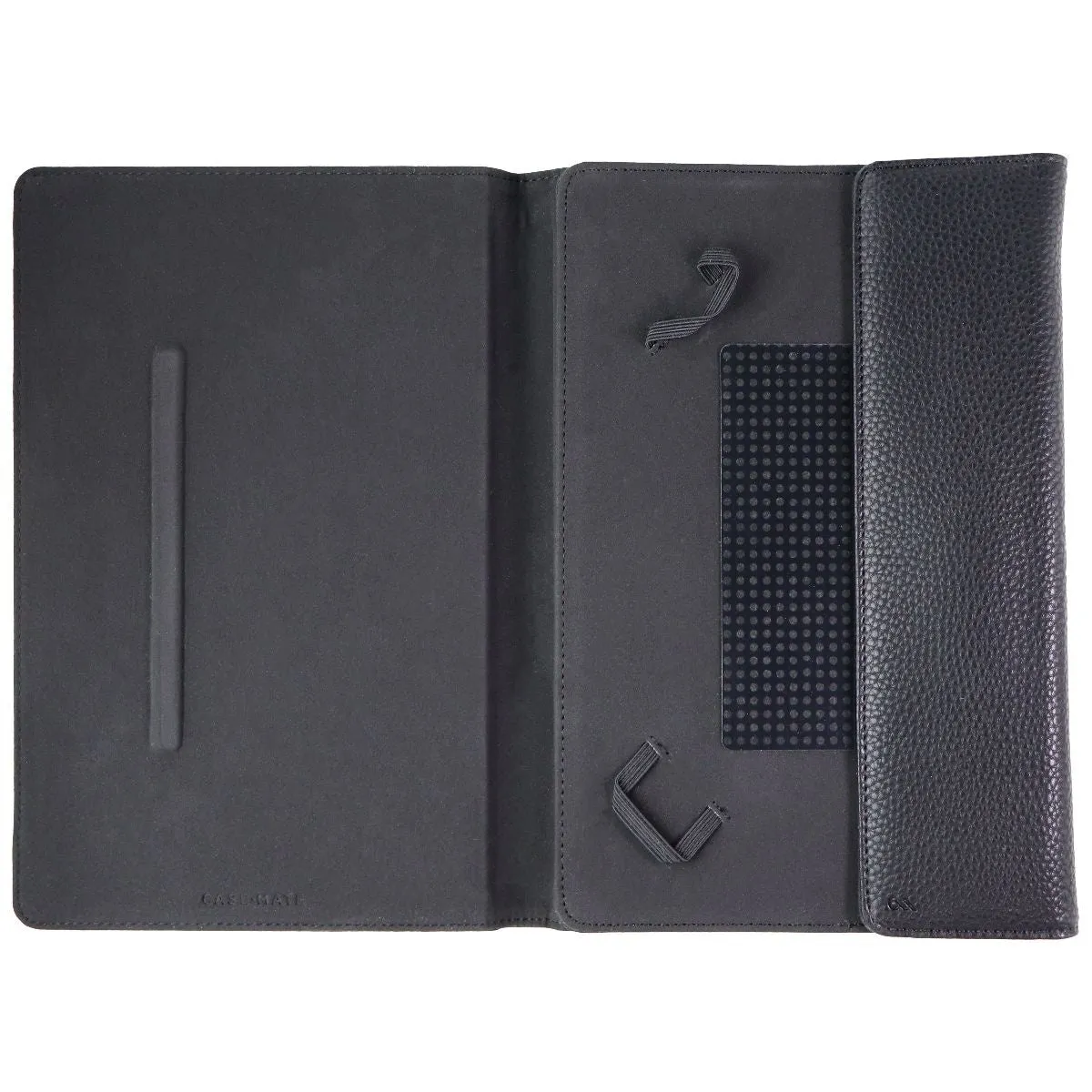 Case-Mate Venture Series Folio Case for (7 to 8.5-inch) Tablets - Black Leather