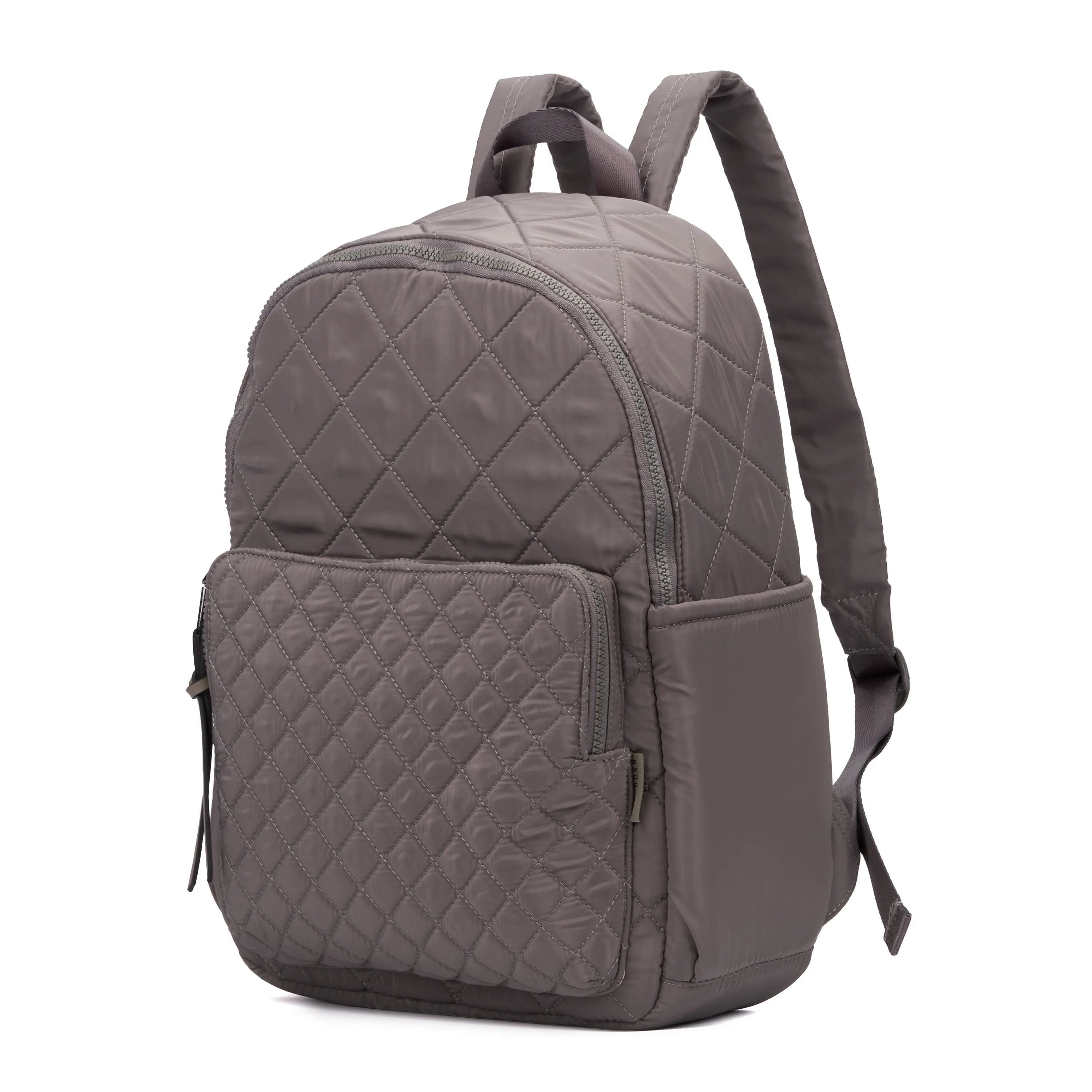 CIAO Quilted Nylon Backpack in Black or Grey Green