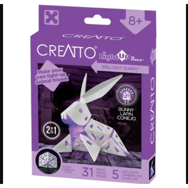 Creatto Barnyard Buddies - Brilliant Bunny, Dazzling Ducky, and Playful Piggie