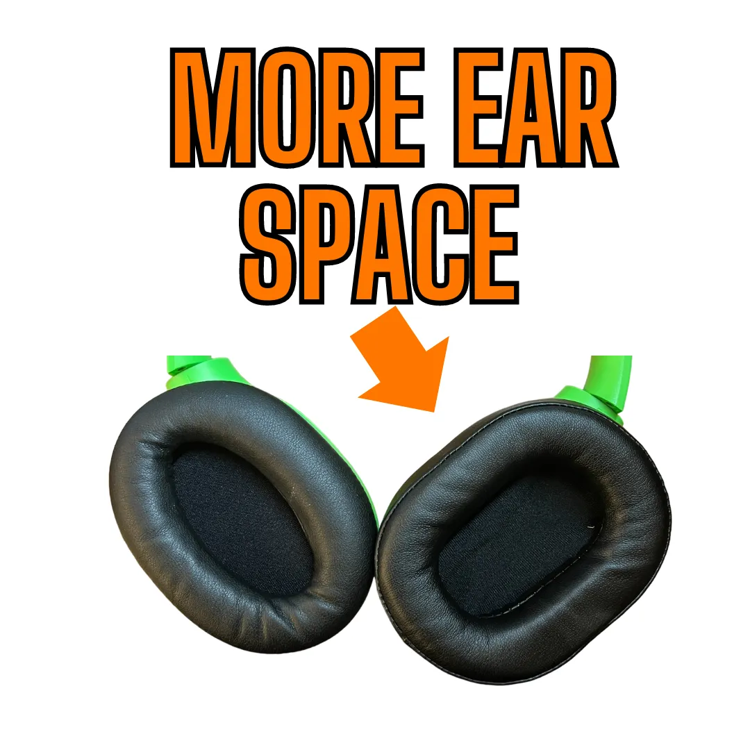 Upgraded XL Replacement Ear Pad Cushions for RAZER - Premium Comfort CS Opus X Series