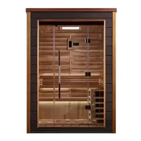 Golden Designs Narvik 2 Person Outdoor-Indoor Traditional Sauna