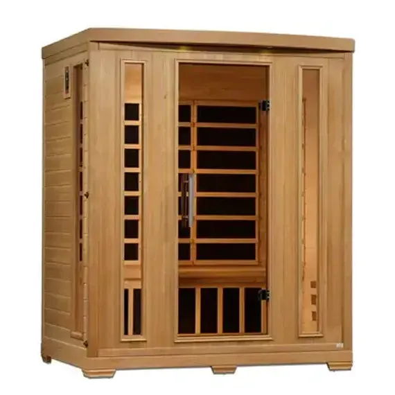 Golden Designs Pro 6 "Melanie" 3-Person Near Zero EMF Far Infrared Sauna