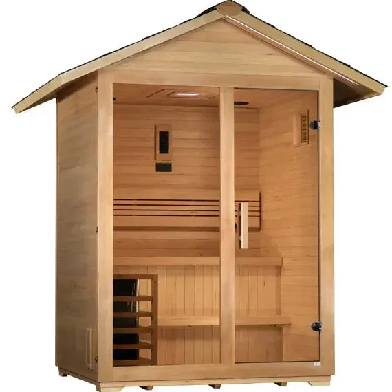 Golden Designs "Arlberg" 3 Person Traditional Outdoor Sauna