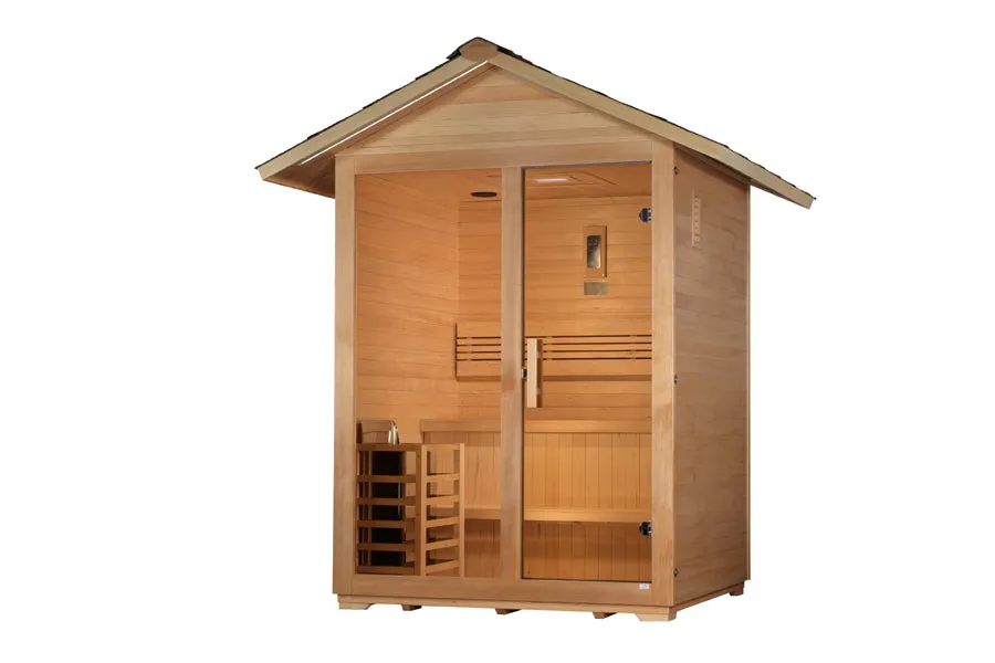 Golden Designs "Arlberg" 3 Person Traditional Outdoor Sauna