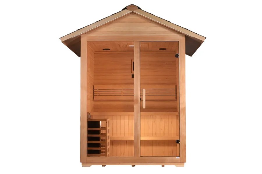 Golden Designs "Arlberg" 3 Person Traditional Outdoor Sauna