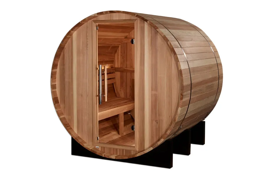 Golden Designs "St. Moritz" 2 Person Barrel Traditional Sauna