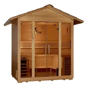 Golden Designs "Vorarlberg" 5-Person Traditional Outdoor Sauna