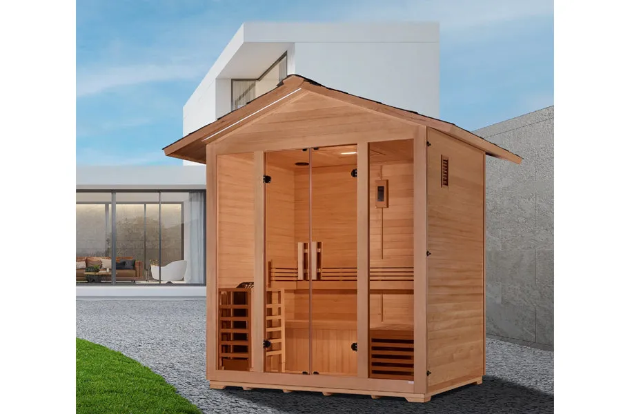 Golden Designs "Vorarlberg" 5-Person Traditional Outdoor Sauna