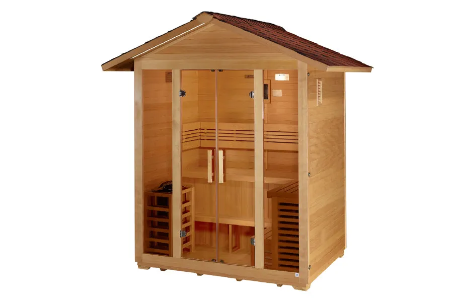 Golden Designs "Vorarlberg" 5-Person Traditional Outdoor Sauna