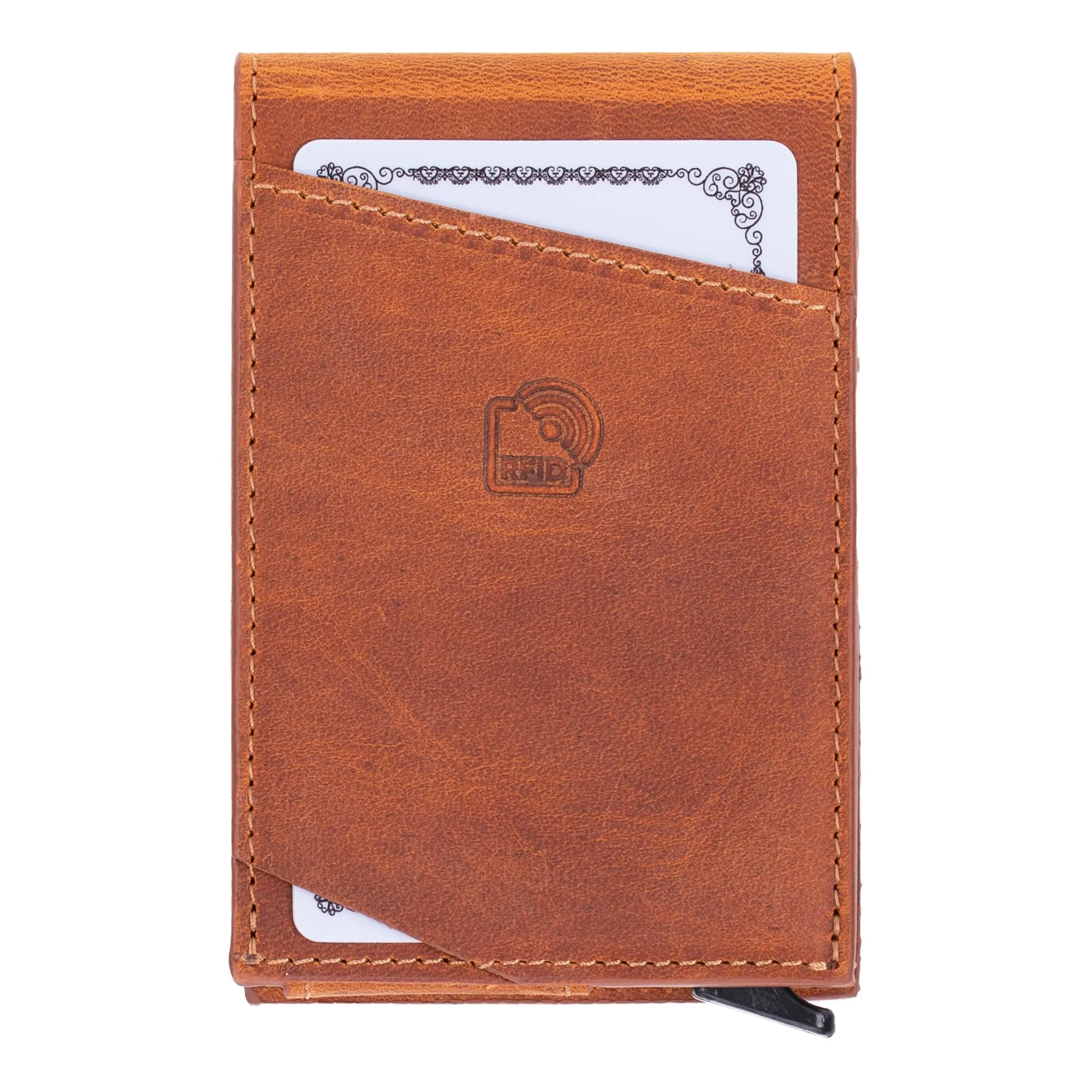 Grant Card Holder Wallet, Golden Brown