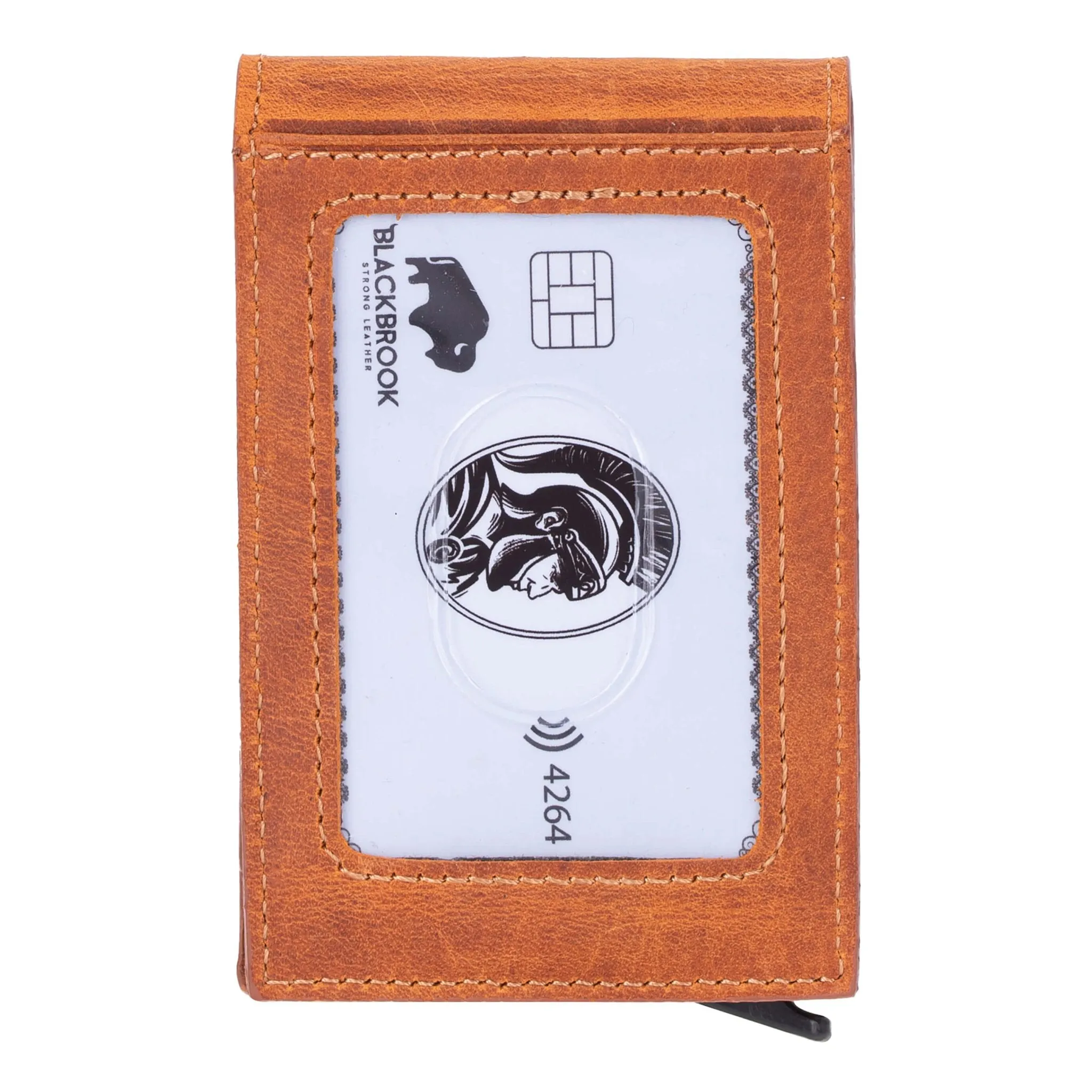 Grant Card Holder Wallet, Golden Brown