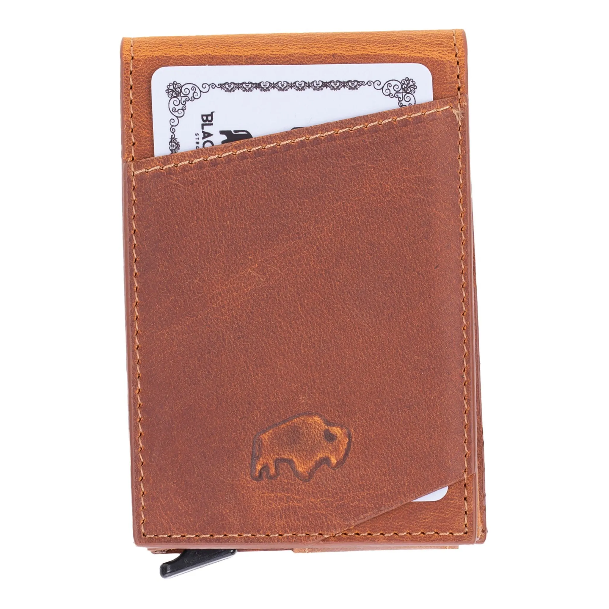 Grant Card Holder Wallet, Golden Brown