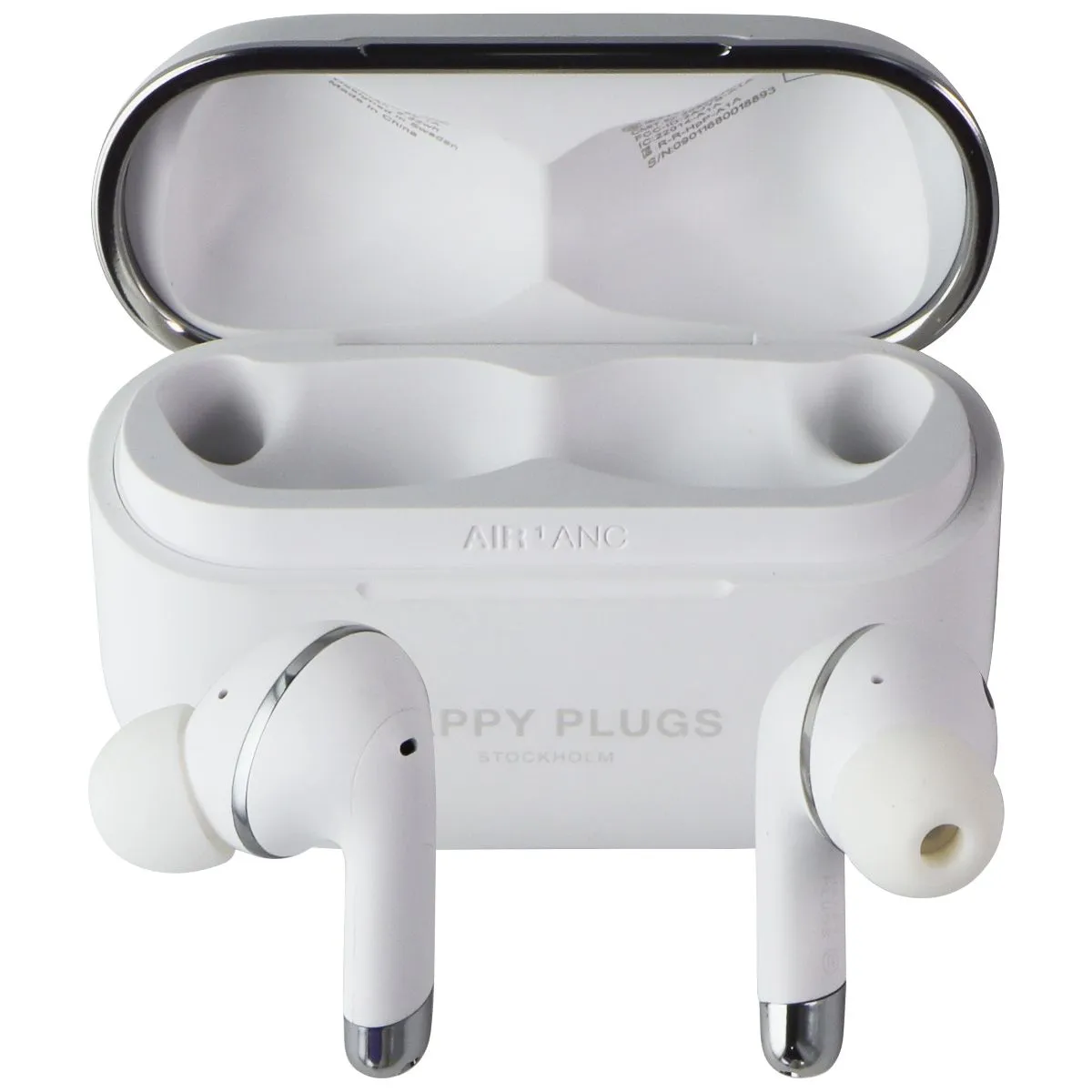 Happy Plugs Air 1 ANC – True Wireless Bluetooth Earbuds – White