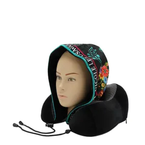 HOODED TRAVEL NECK PILLOW