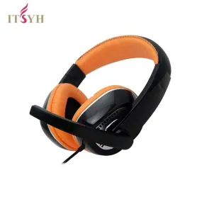 ITSYH Earphones & Headphones Portable Audio & Video for PS4 PC With Mic Headphone for iphone 6 MP3 PC Laptop Computer TW-186