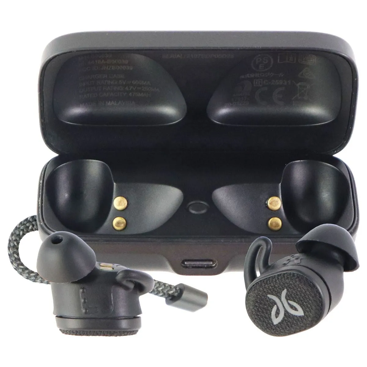 Jaybird Vista 2 True Wireless Sport Headphones with Charging Case - Black