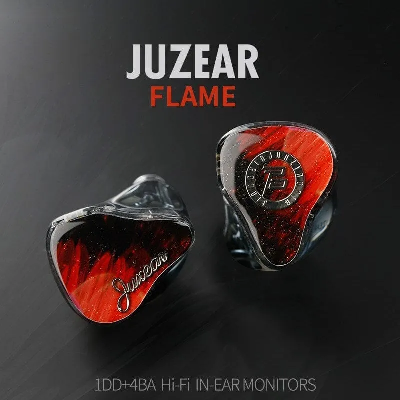 JUZEAR FLAME 1DD 4BA Hybrid In-Ear Earphone Monitor