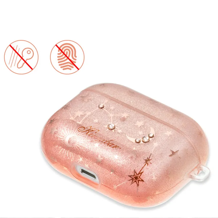 KINGXBAR Swarovski Crystals Soft TPU Apple AirPods Charging Case Cover