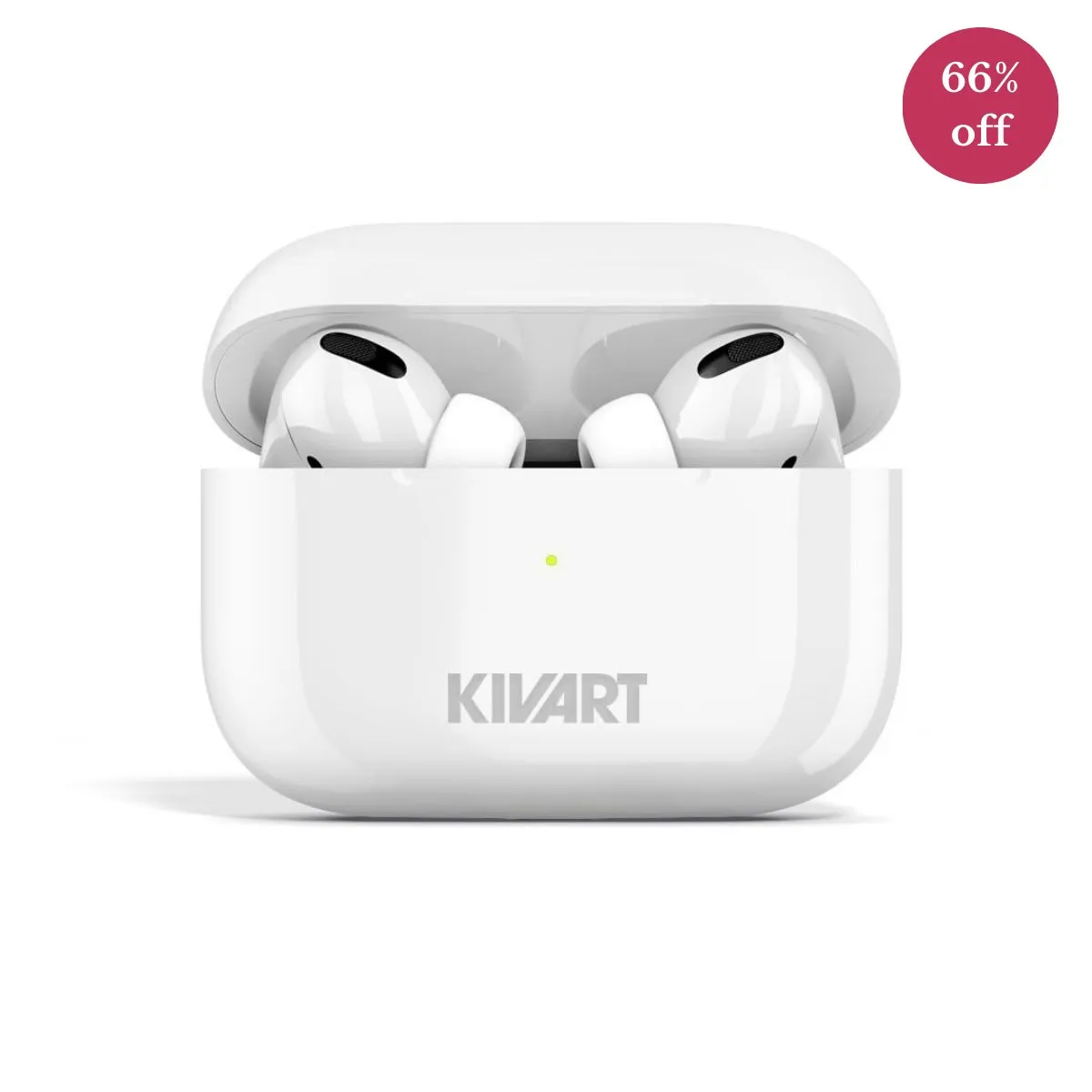 Kivart Play  | 36 Hours Play Time | Quad Mic | ENC | Wireless Charging | Iphone Compatible | Extra Rich Bass Driver