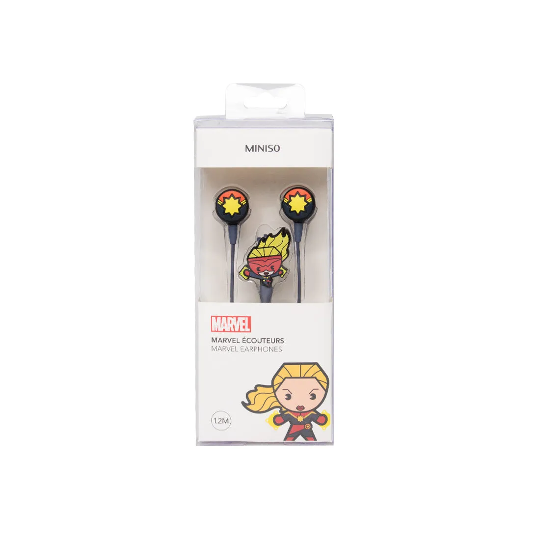 MINISO x Marvel - Cute Cartoon Silicone Earbuds with Mic