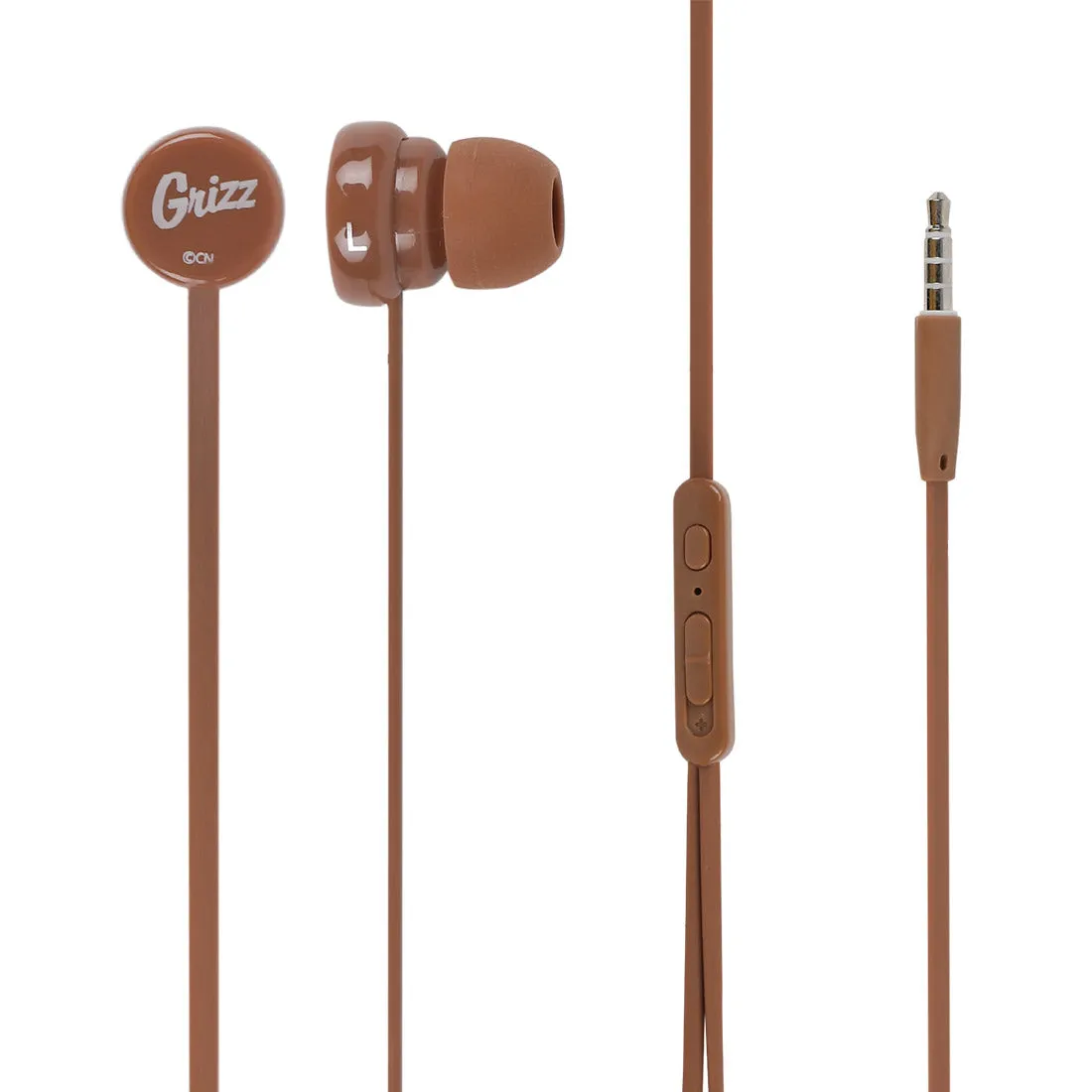 MINISO x We Bare Bears - In-Ear Headphones With Mic & Free Storage bag