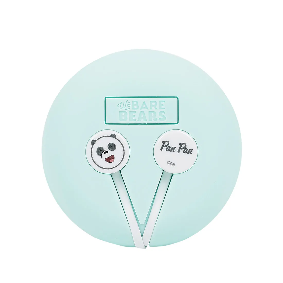 MINISO x We Bare Bears - In-Ear Headphones With Mic & Free Storage bag