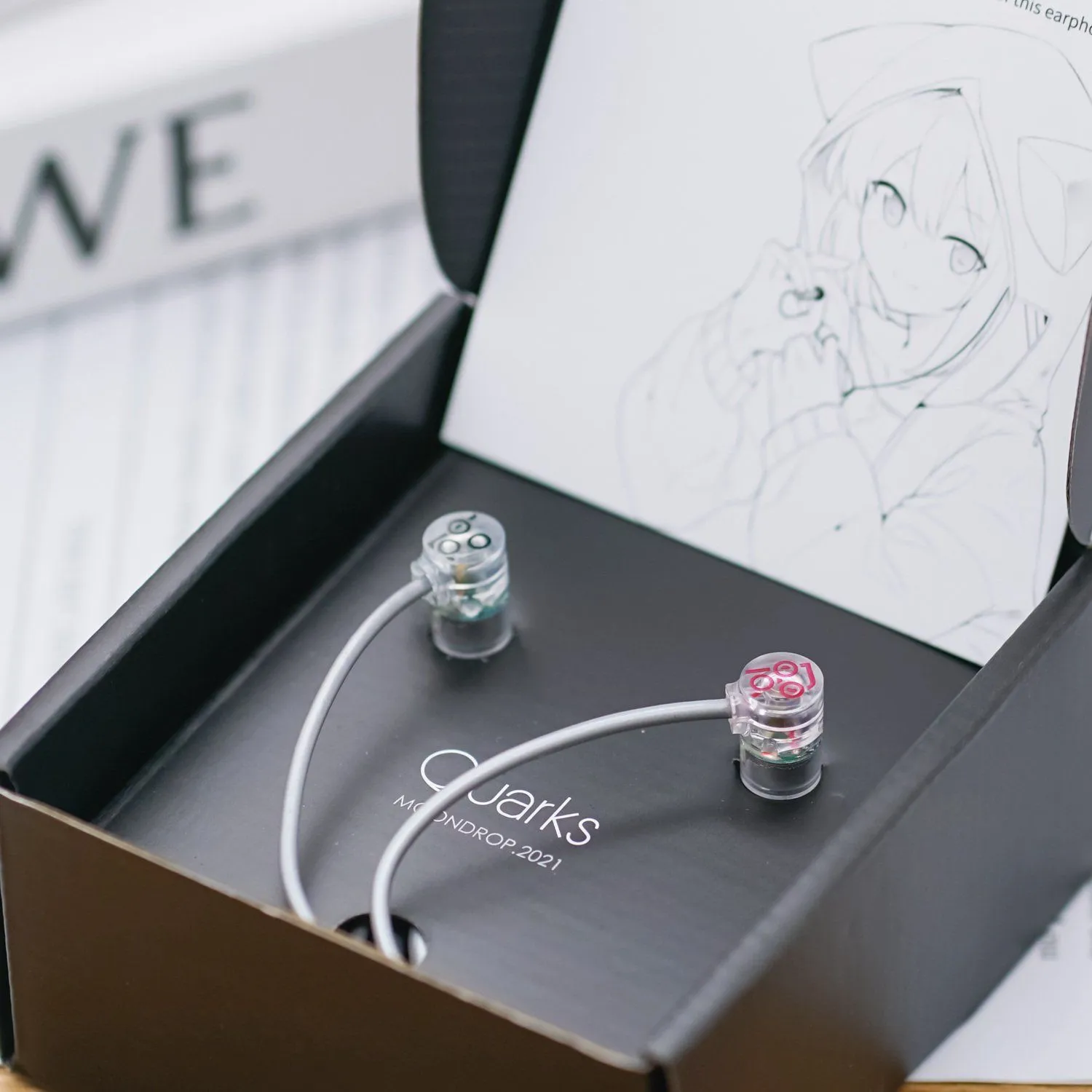 Moondrop Quarks Closed Anterior Cavity Micro Dynamic Driver In-Ear Earphone