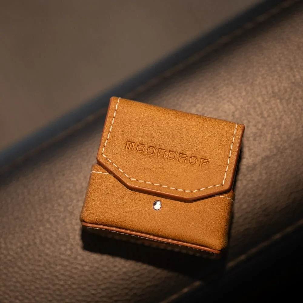 Moondrop Small Leather Case For Space Travel Bluetooth Earbuds