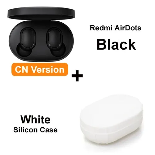 Original Xiaomi Redmi Airdots Xiaomi Wireless earphone Voice control Bluetooth 5.0 Noise reduction Tap Control