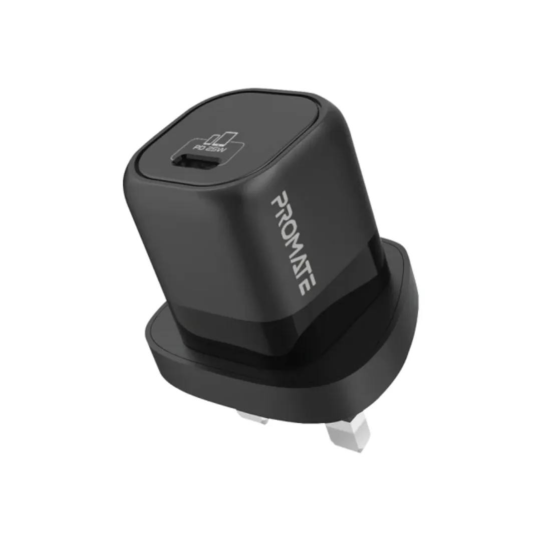 Promate 25W PD Fast Charging Adapter