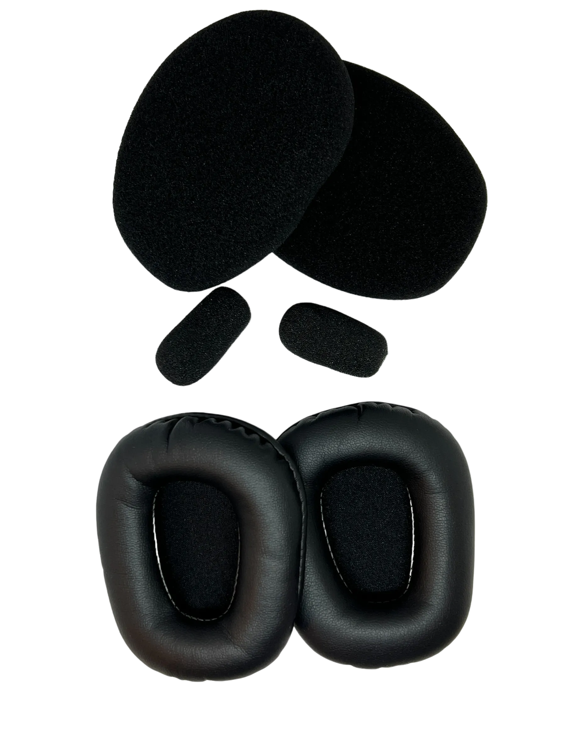 Replacement Ear Pad Cushions Foam Cover Kit for Blue Parrot B450-XT B450XT Bluetooth Headset